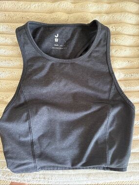 JoyLab Charcoal Gray Scoop Neck Athletic Tank